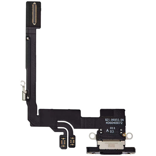 Charging Port Flex Cable For iPhone 16 Pro Used OEM Pull (Deep Blue)