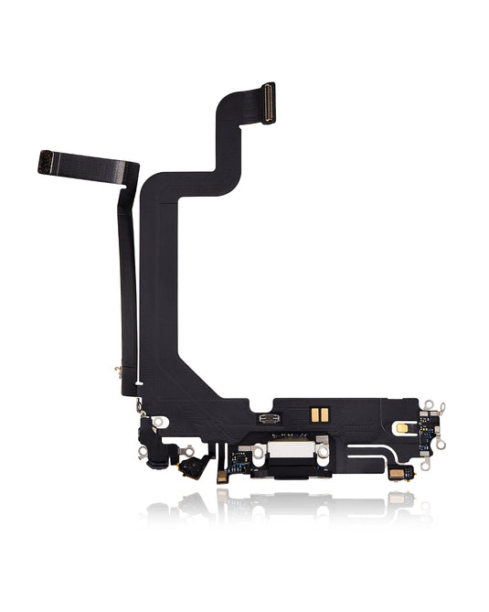 Charging Port Flex Cable For iPhone 14 Pro Max Aftermarket (Deep Blue)