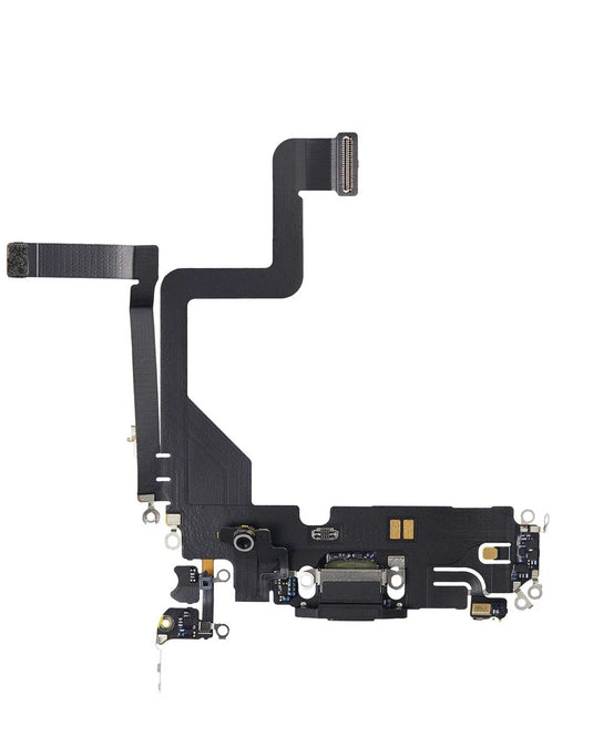 Charging Port Flex Cable For iPhone 14 Pro Aftermarket (Deep Blue)