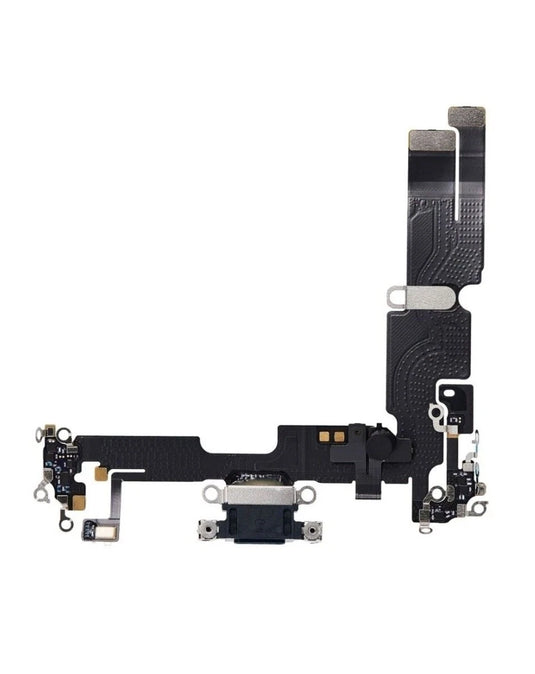 Charging Port Flex Cable For iPhone 14 Plus Aftermarket (Deep Blue)