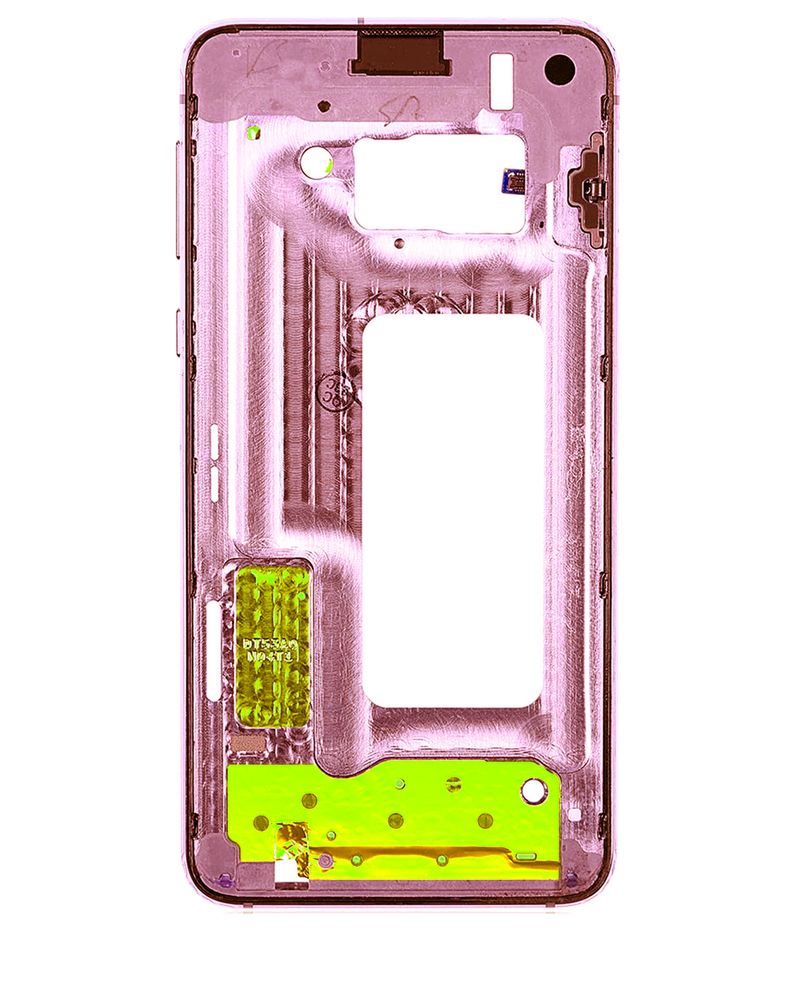 Load image into Gallery viewer, Compatible For Samsung Galaxy S10E Mid-Frame Housing  (With Small Parts) (Flamingo Pink)
