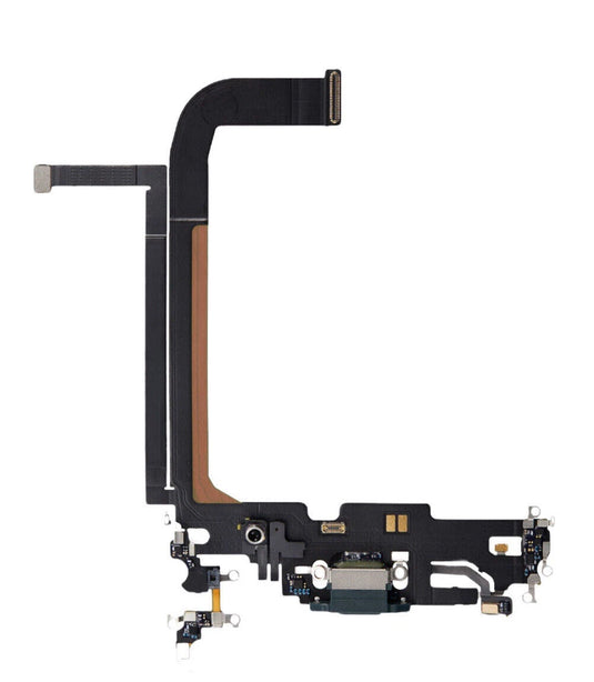 Charging Port Flex Cable For iPhone 13 Pro Max Aftermarket (Deep Blue)