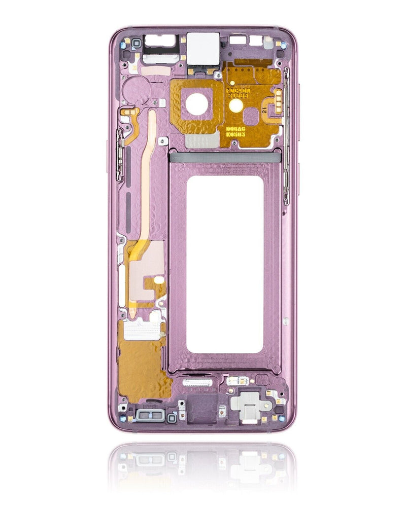 Load image into Gallery viewer, Compatible For Samsung Galaxy S9 Mid-Frame Housing (With SmallParts) (Lilac Purple Frame)
