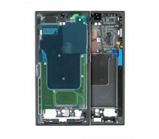 Compatible For Samsung Galaxy S24 Ultra 5G Mid-Frame Housing (Titanium Black)