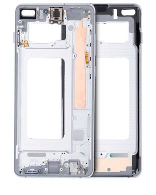 Compatible For Samsung Galaxy S10 Plus Mid-Frame Housing  (With Small Parts) (Prism White)