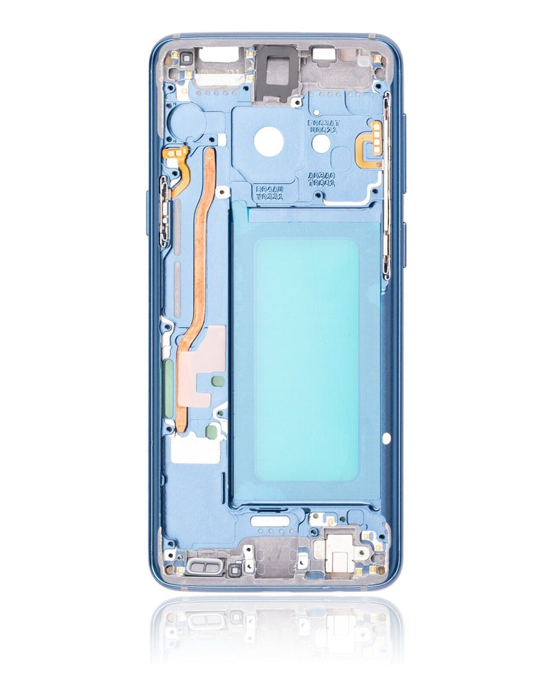 Load image into Gallery viewer, Compatible For Samsung Galaxy S9 Mid-Frame Housing (With SmallParts) (Coral Blue Frame)
