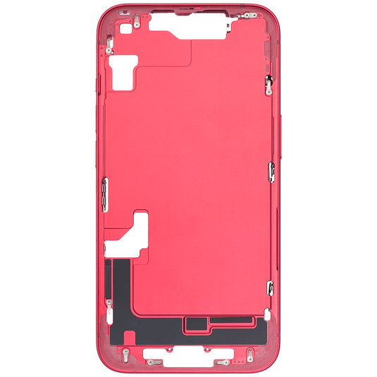 Compatible For iPhone 14 Plus Mid-Frame Housing With Power And Volume Button (US Version) (Red)