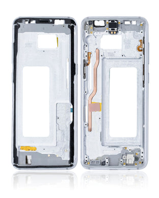 Compatible For Samsung Galaxy S8 Mid-Frame Housing (With Small Parts) (Arctic Silver)