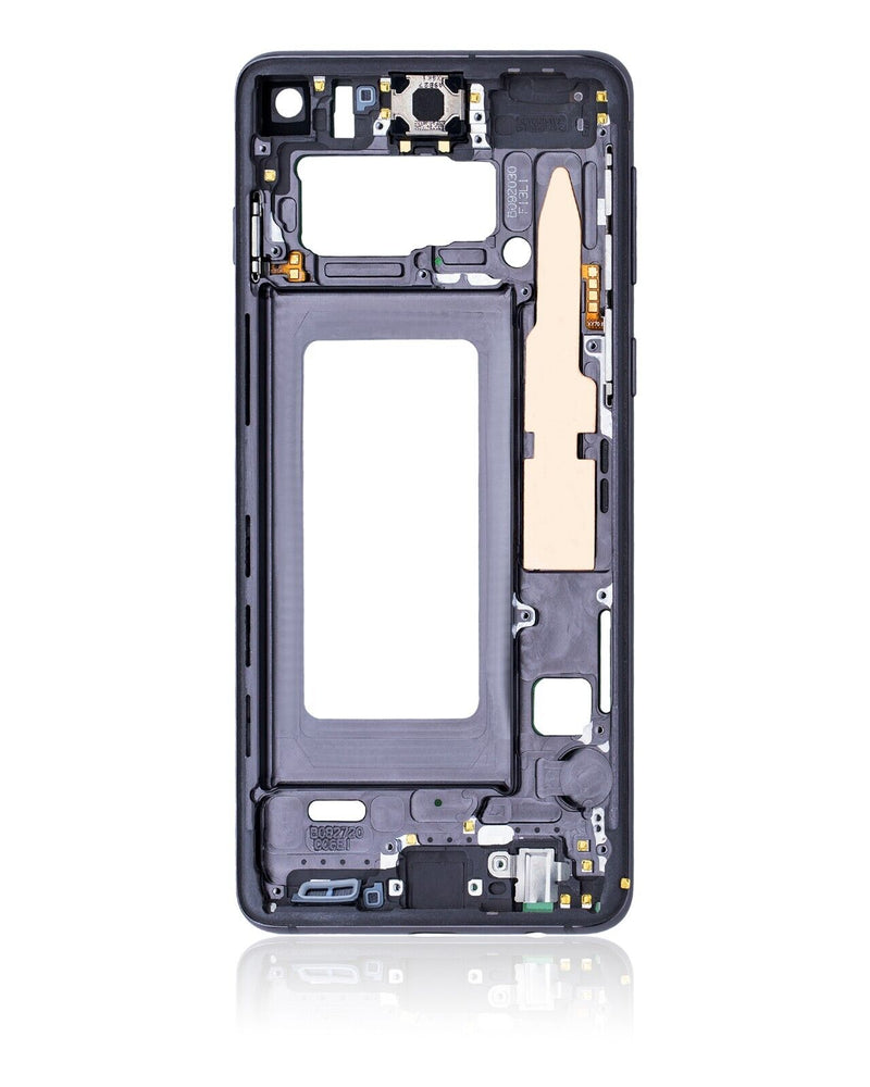 Load image into Gallery viewer, Compatible For Samsung Galaxy S10 Mid-Frame Housing (With Small Parts) (Prism Black)
