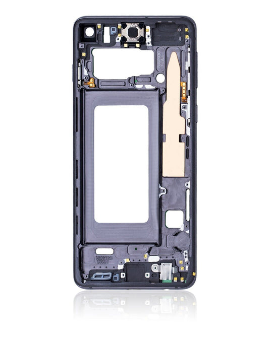 Compatible For Samsung Galaxy S10 Mid-Frame Housing (With Small Parts) (Prism Black)