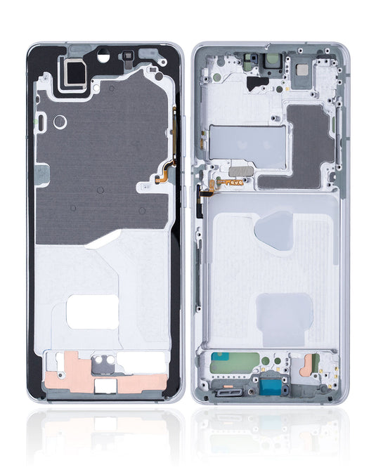 Compatible For Samsung Galaxy S21 Ultra Mid-Frame Housing (Phantom Silver)