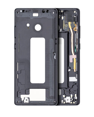 Compatible For Samsung Galaxy Note 8 Mid-Frame Housing (With Small Parts) (Midnight Black)