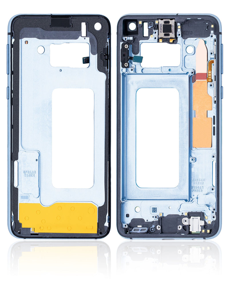 Load image into Gallery viewer, Compatible For Samsung Galaxy S10E Mid-Frame Housing  (With Small Parts) (Prism Blue)
